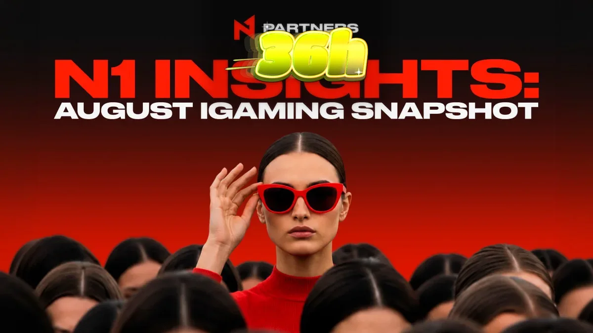 Interface moderna de um cassino online em dispositivo móvel